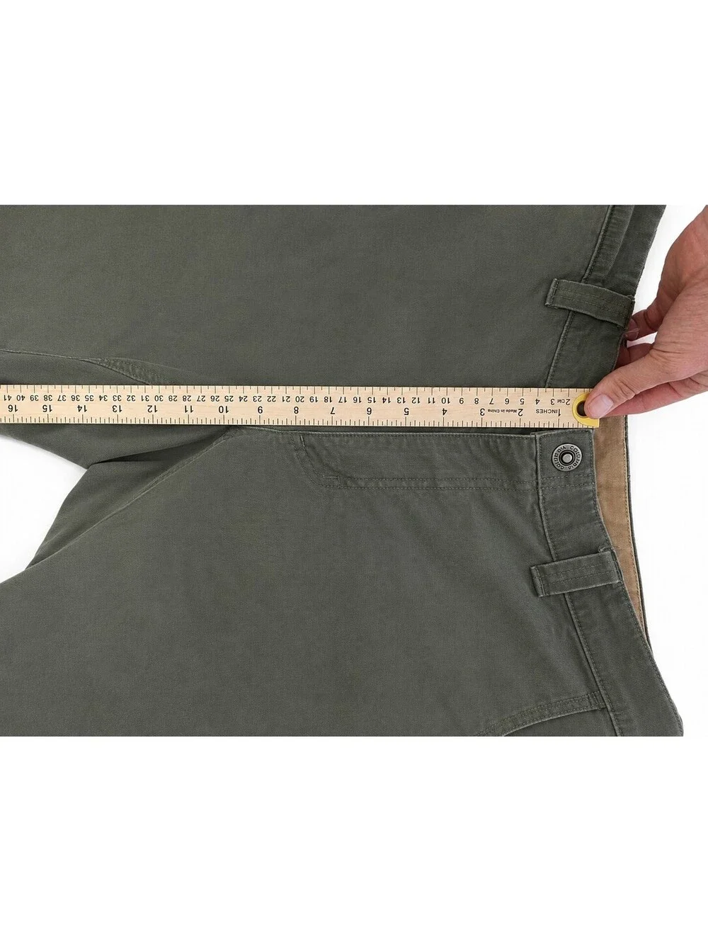 Columbia Men’s Olive Green Cargo Utility Pants Size 35x32 Outdoor Size 32 Waist